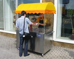 Передвижной прилавок электрический КИЙ-В ПТП-1