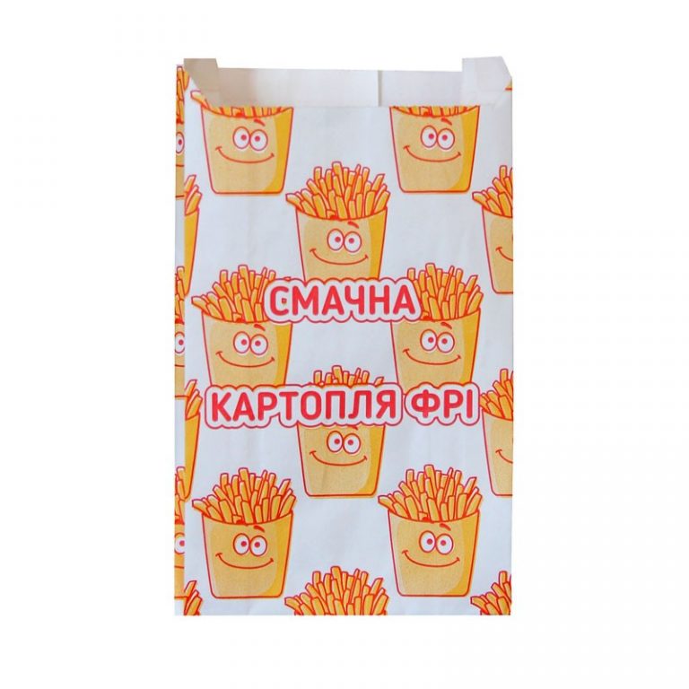 Упаковка для картошки фри (до 100гр.) 1071