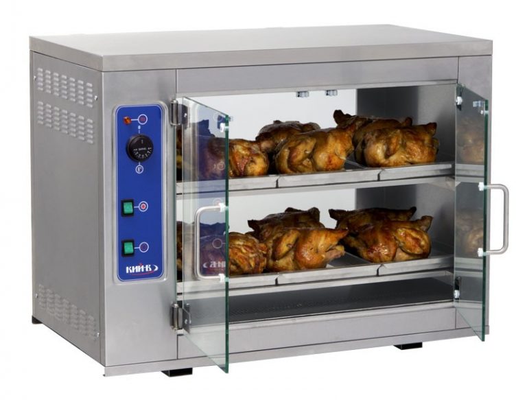 Витрина тепловая настольная для кур гриль КИЙ-В ВТ-Г-850