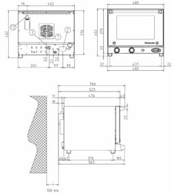Печь конвекционная Unox XF003